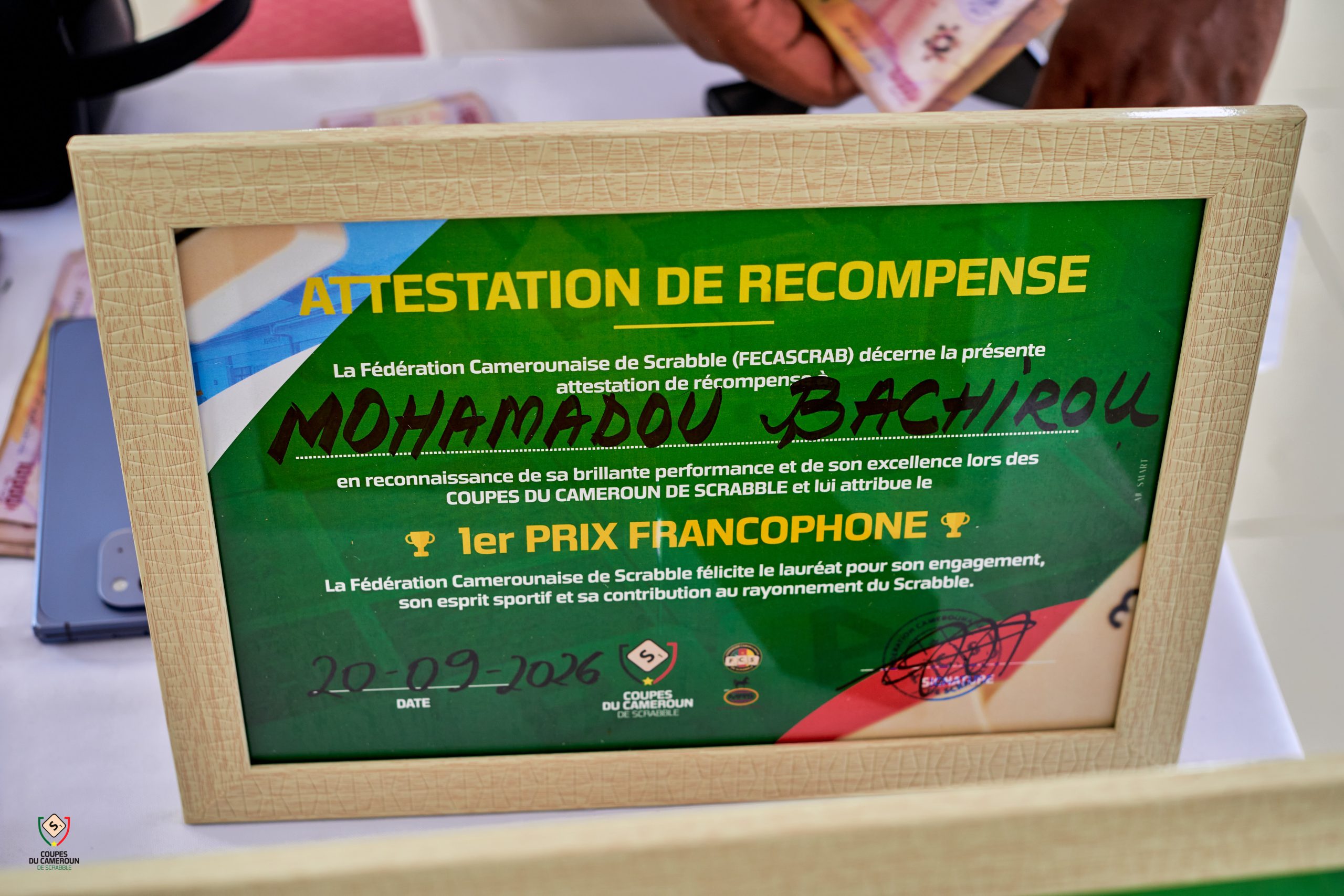 Mohamadou Bachirou : du revers de 2015 à la victoire à la Coupe du Cameroun de Scrabble Classique