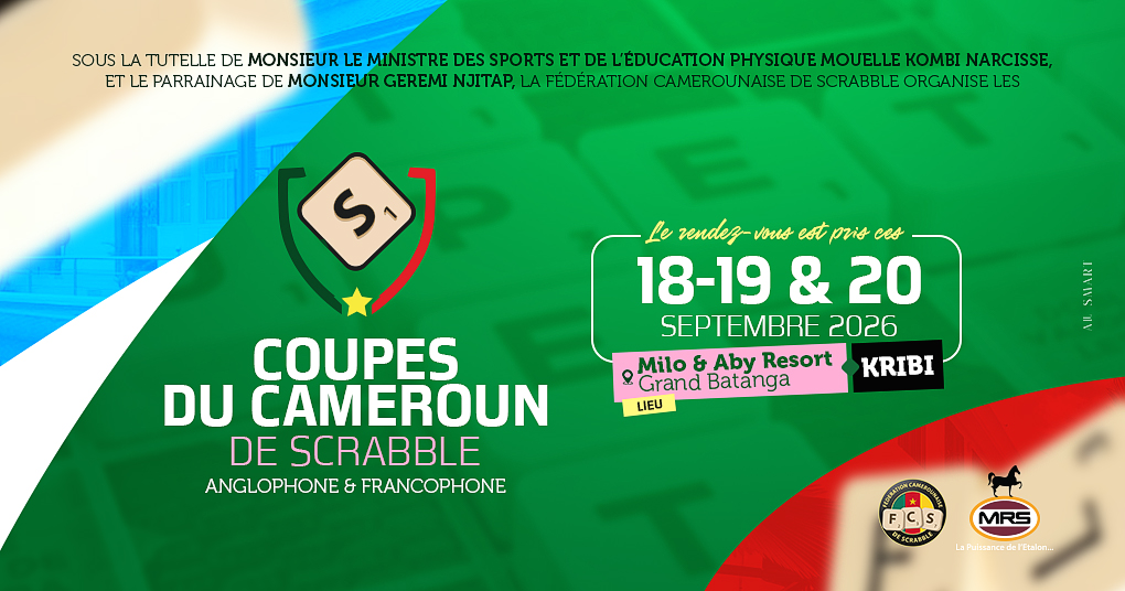 GEREMI NJITAP : « J’AI TOUJOURS AIMÉ ET PRATIQUÉ LE SCRABBLE »